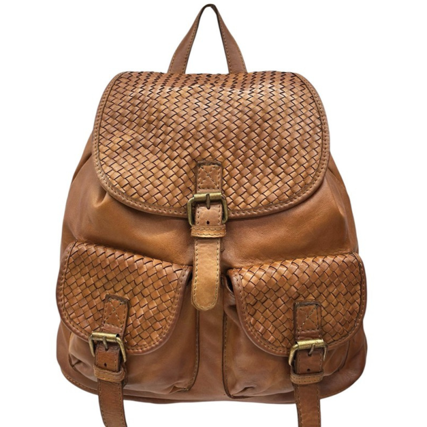 Zaino Marinella in Pelle Lavata Made in Italy