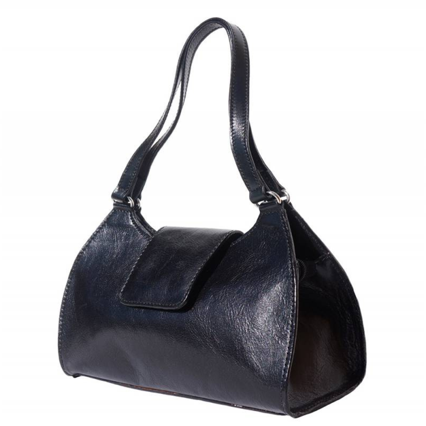 Borsa Floriana in Pelle – Borsa a Mano Donna