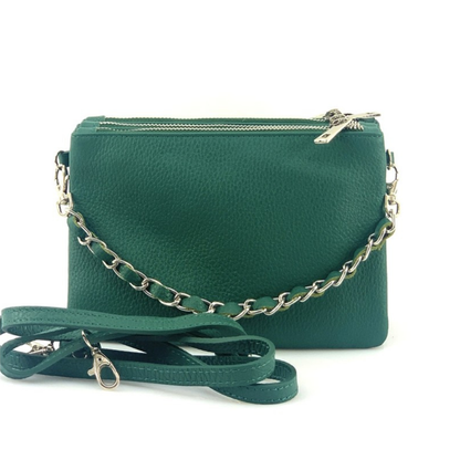 Pochette Fernanda in Pelle con Tracolla Removibile