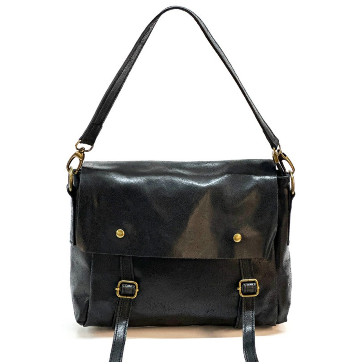 Borsa Donna Messenger Violetta in Pelle Scamosciata Italiana