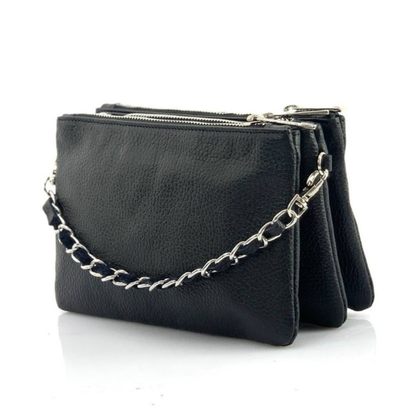 Pochette Fernanda in Pelle con Tracolla Removibile