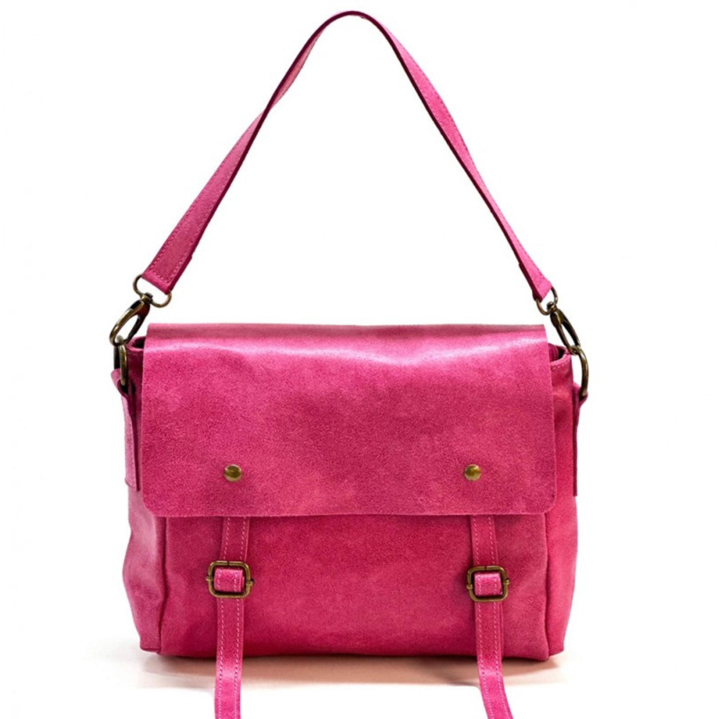 Borsa Donna Messenger Violetta in Pelle Scamosciata Italiana