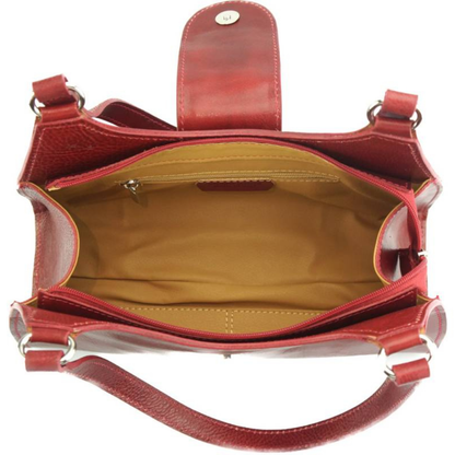 Borsa Floriana in Pelle – Borsa a Mano Donna