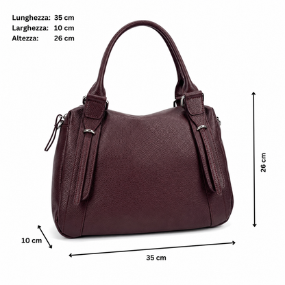 Borsa in Pelle Tina – Borsa a Mano Donna Made in Italy