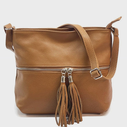 Borsa a Tracolla BE FREE in Vera Pelle Italiana