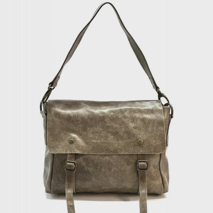 Borsa Donna Messenger Violetta in Pelle Scamosciata Italiana